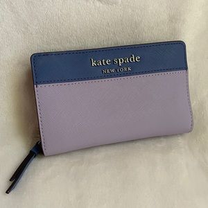 ♠️ Kate Spade Lilac Cameron Medium Bifold Wallet